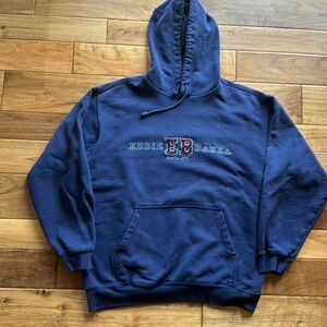 Vtg Eddie Bauer signature navy hoodie.